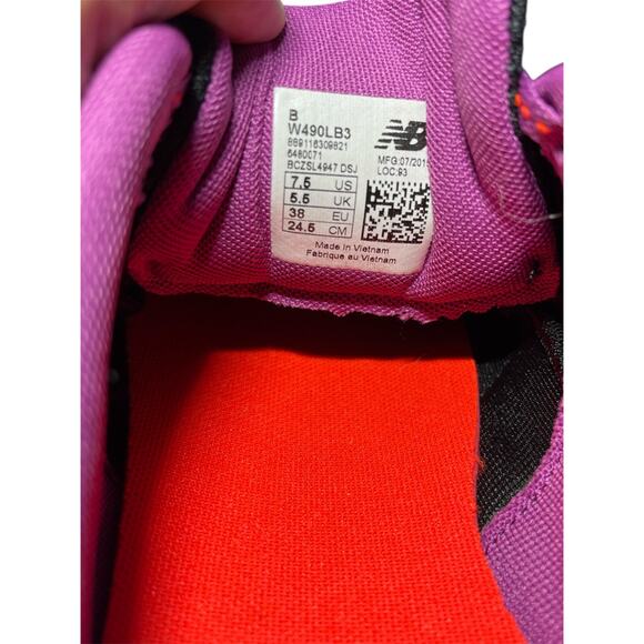 New Balance Womens Shoes 490 V3 Size 7.5 B Athletic Running Sneakers W490LB3 - Picture 12 of 12
